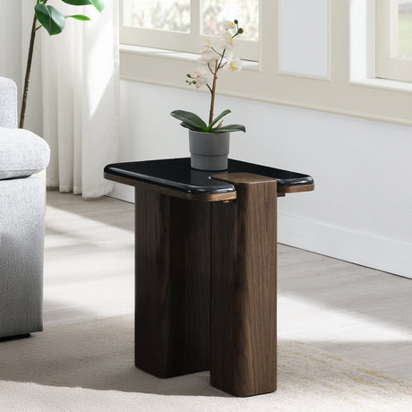 Dana Marble & Walnut Occasional Collection