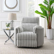 Emee Swivel Glider Recliner & Console