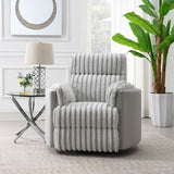 Emee Swivel Glider Recliner & Console