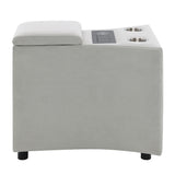 Emee Swivel Glider Recliner & Console
