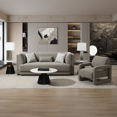 Glenda Boucle Sofa & Accent Chair