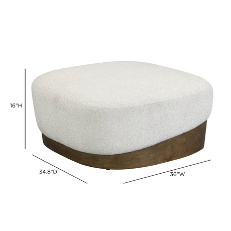 Domina Boucle Ottoman - View 22