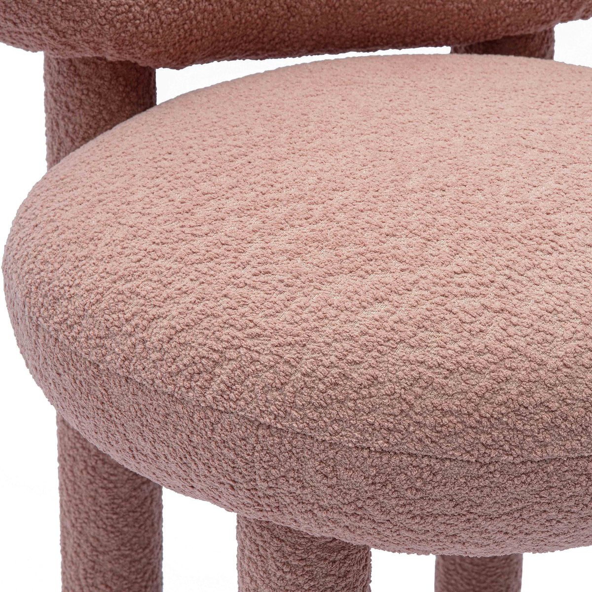 Manu Performance Fabric Side Chair side profile against neutral studio backdrop