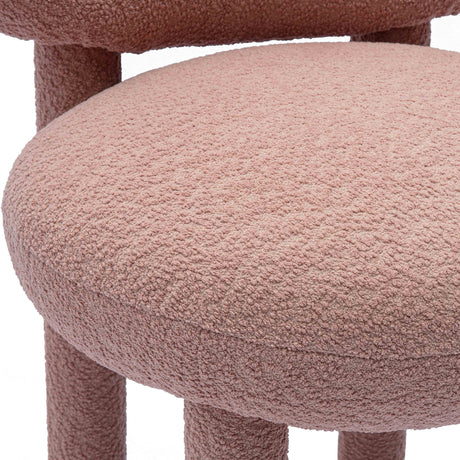 Manu Performance Fabric Side Chair side profile against neutral studio backdrop