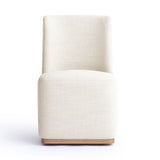 Melissa Performance Fabric Rolling Dining Chair - View 3