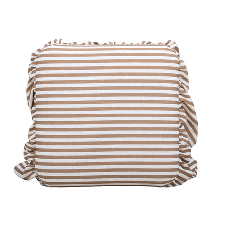 Gertrude Performance Linen Skirted Ottoman - View 6