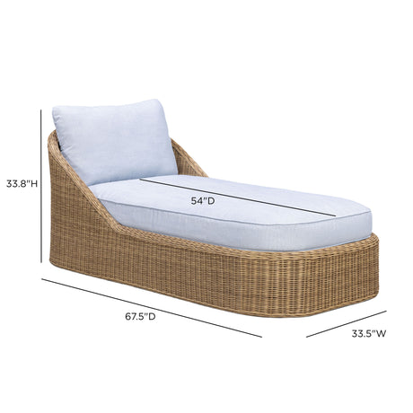 Axel Boucle Outdoor Lounge Chair - View 15