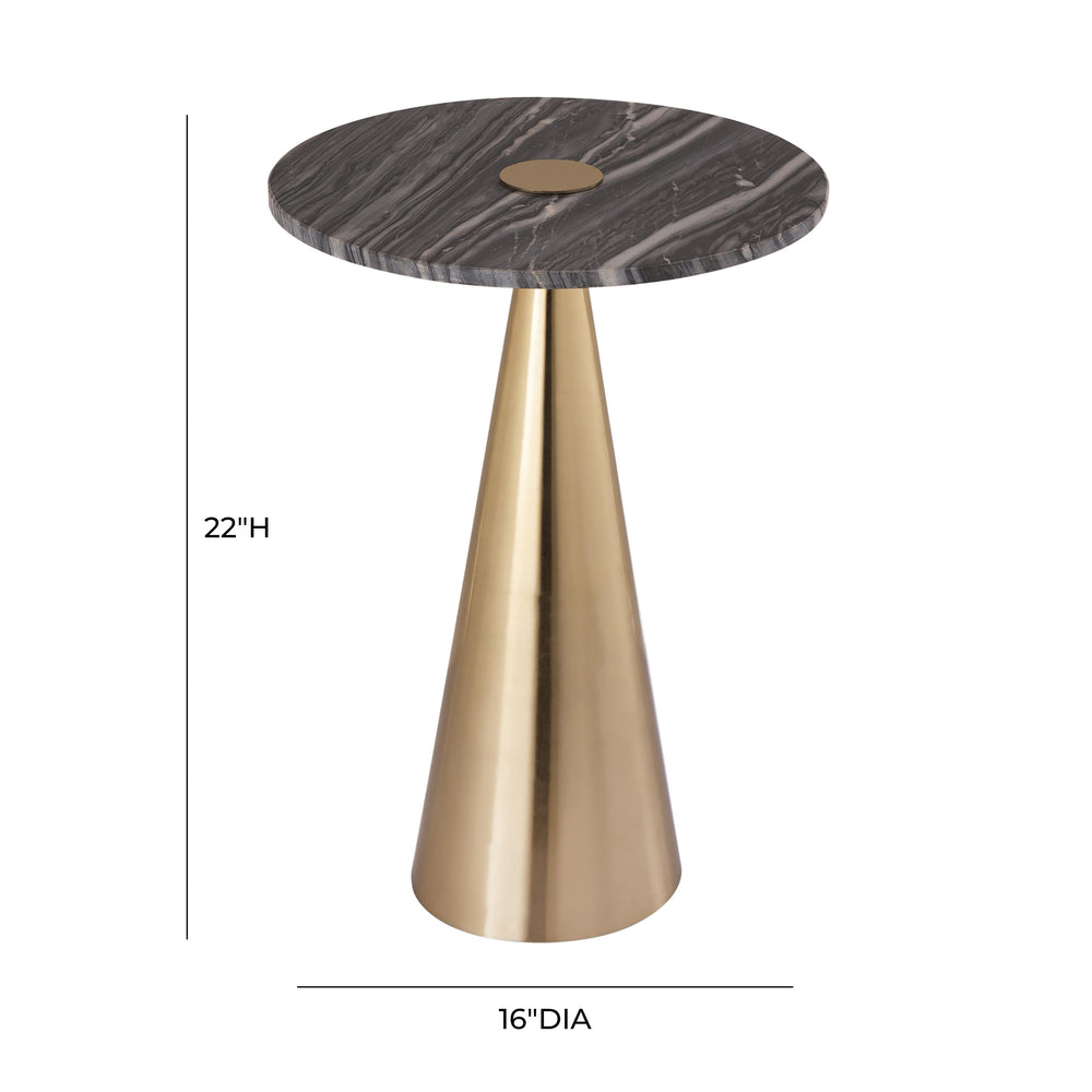 Addyson Marble Side Table dimensions