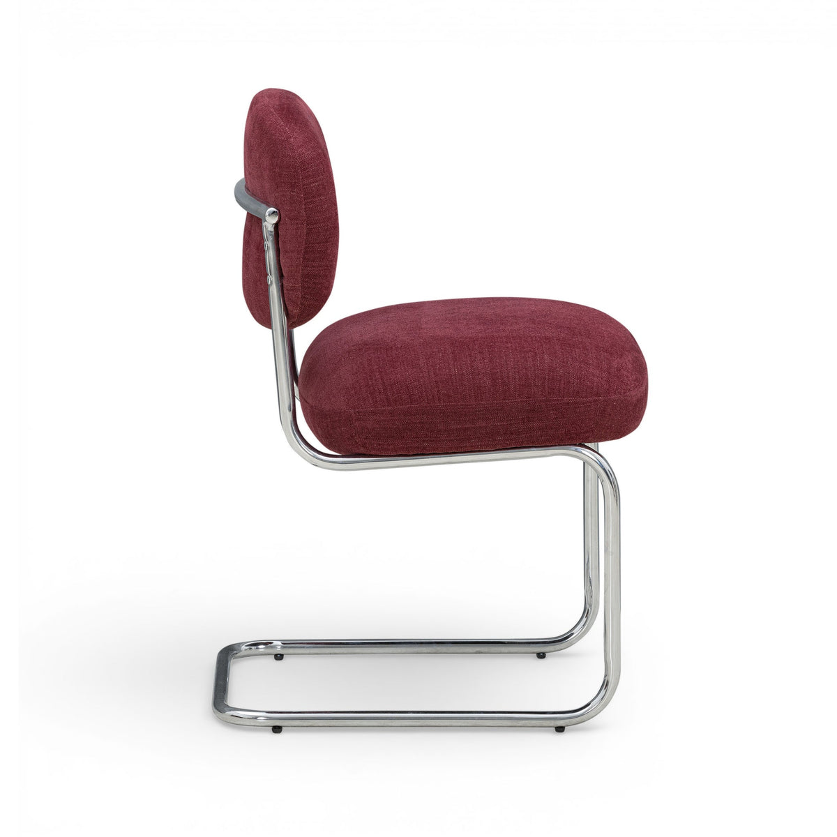 Becky Performance Chenille Chair styled next to a modern side table and floor lamp