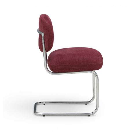 Becky Performance Chenille Chair styled next to a modern side table and floor lamp