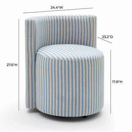 Alyssa Rolling Desk Chair - View 31