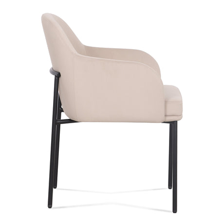 Sydney Performance Velvet Armchair - Set of 2 - View 14
