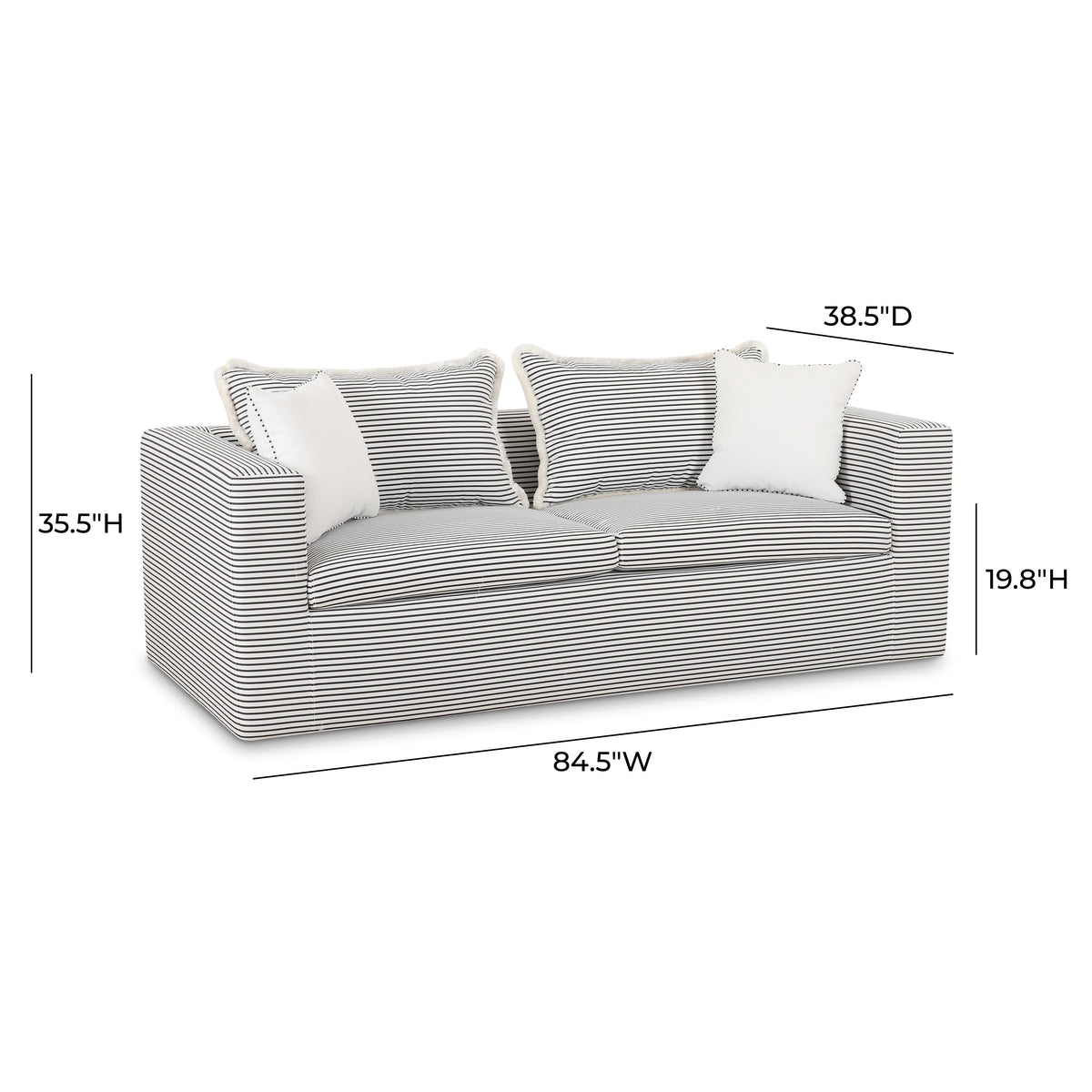 Salty 85" Indoor/Outdoor Sofa - View 32