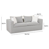 Salty 85" Indoor/Outdoor Sofa - View 32