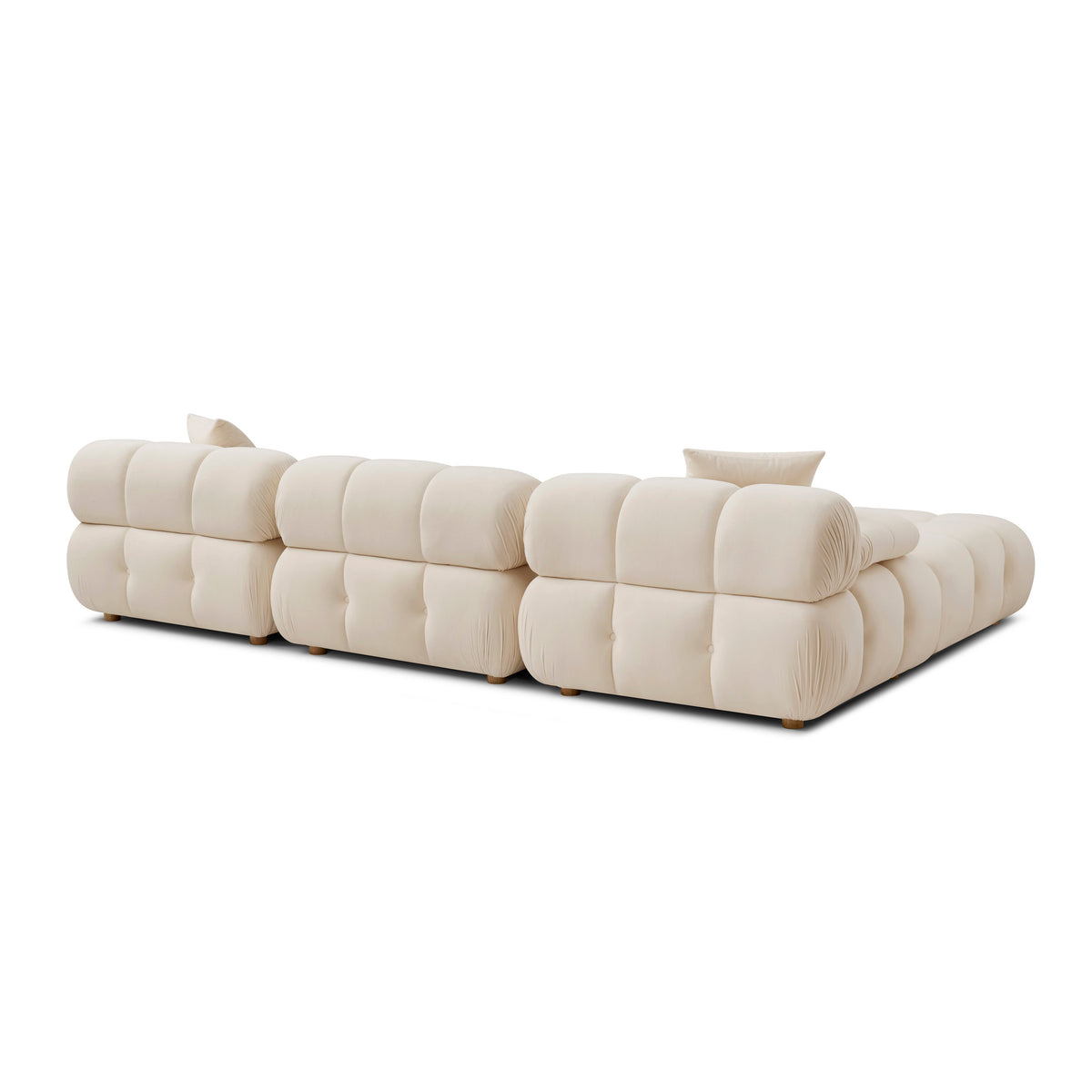 Calliope 4-piece modular sectional corner joinery and connection alignment