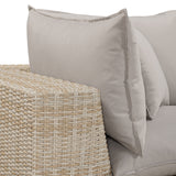 Cali outdoor modular sofa corner unit perspective