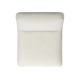 Tomlin Performance Chenille Dining Chair in Light Pink angled profile