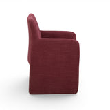 Crawley dining chair styled with natural light in minimalist interior