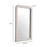 Heidi 43"X78" Upholstered Oversized Floor Mirror - View 5