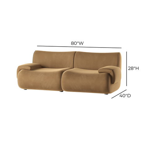 Zenith 80" Modular Loveseat - View 22