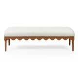 Oodle 56.5" Performance Vegan Mohair Bench - View 3