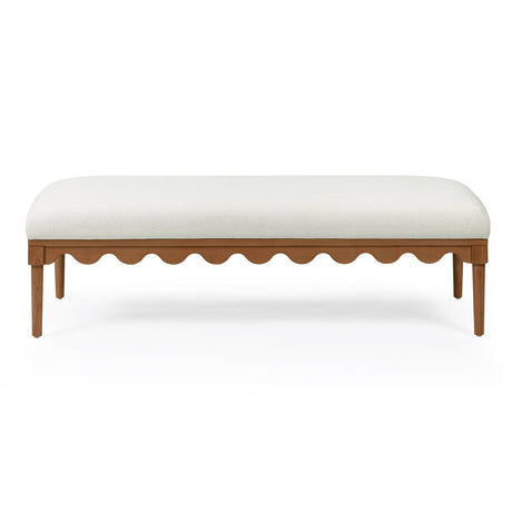 Oodle 56.5" Performance Vegan Mohair Bench - View 3