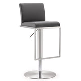 Amalfi Performance Vegan Leather Adjustable Stool - View 18