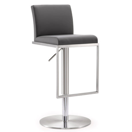 Amalfi Performance Vegan Leather Adjustable Stool - View 18