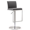 Amalfi Performance Vegan Leather Adjustable Stool - View 18