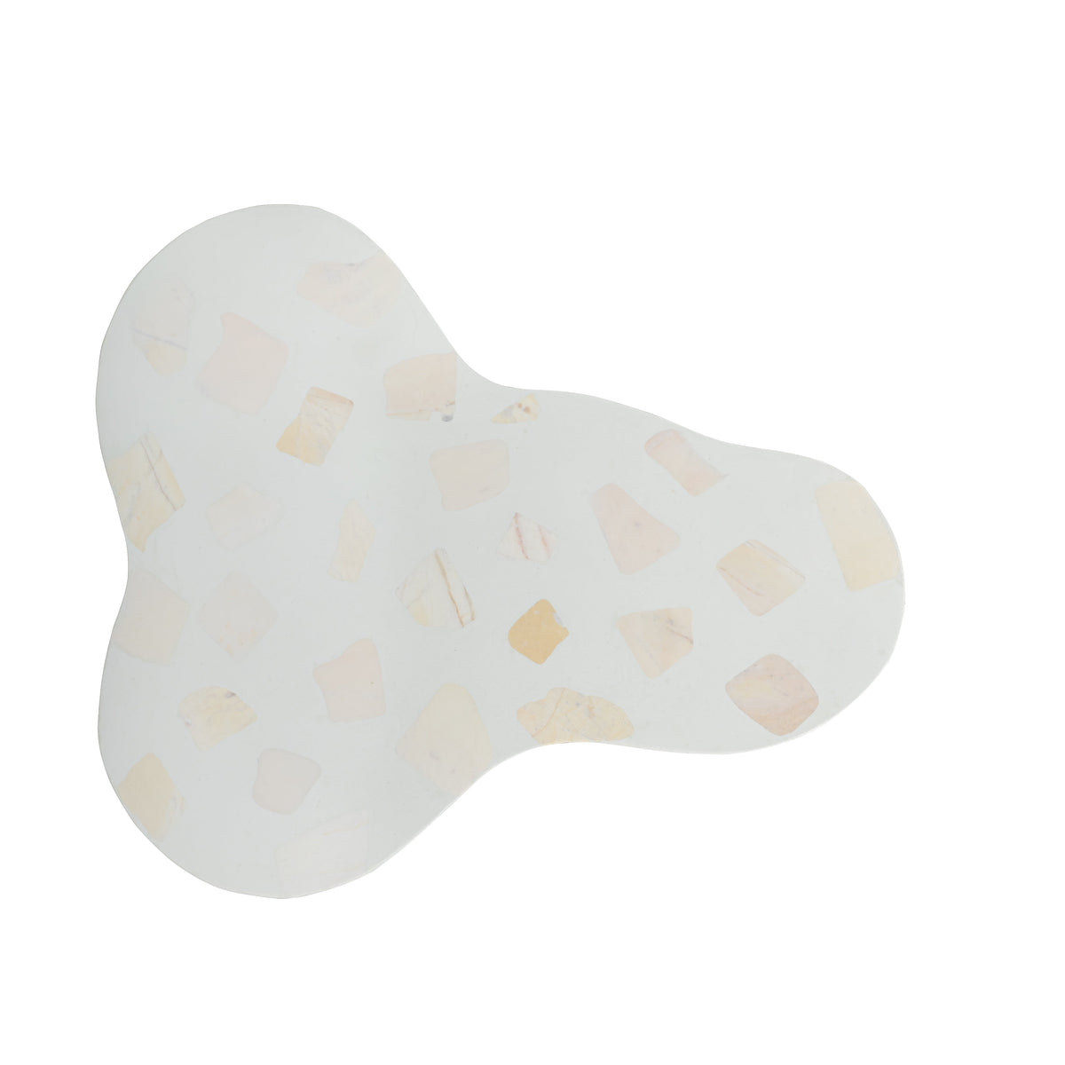 Slab Faux Terrazzo Indoor/Outdoor Side Table - View 12