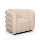Curves Performance Velvet Swivel Accent Chair - View 16