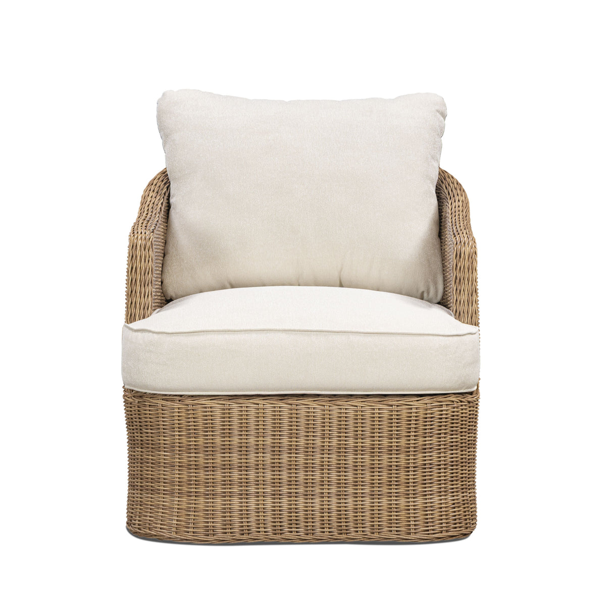 Axel Boucle Outdoor Accent Chair - View 3