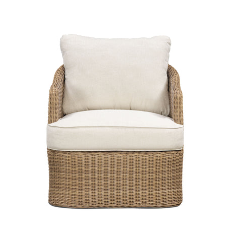 Axel Boucle Outdoor Accent Chair - View 3
