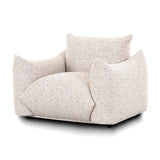 Saint Tropez Nubby Fabric Armchair in Sand - View 4