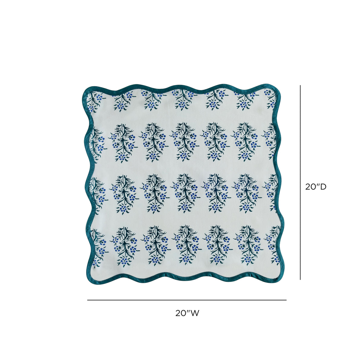 Crissy Cotton Canvas Printed Napkins - Set of 4 - View 42