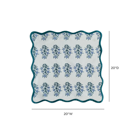 Crissy Cotton Canvas Printed Napkins - Set of 4 - View 42