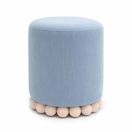 Base construction and ball feet detail of Dex round ottoman