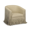 Shag Me Performance Vegan Leather Swivel Accent Chair - View 2