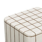 Tatiana concrete square table stable base construction and underside view