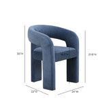 Malone Performance Chenille Dining Chair - View 35