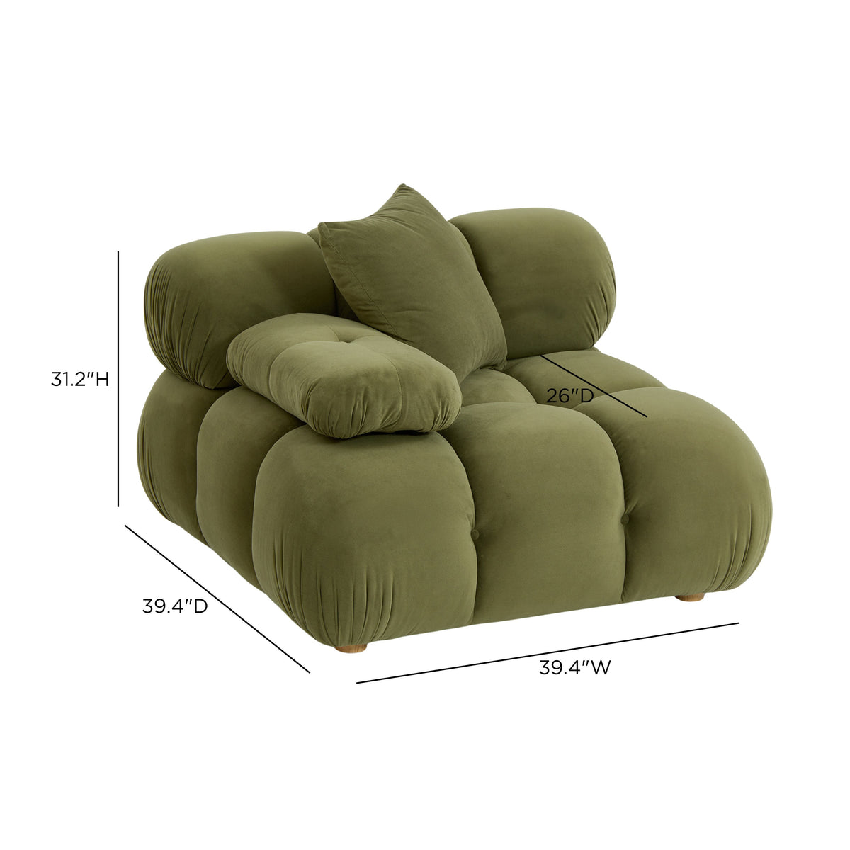 Calliope Performance Modular Corner Chair - View 7