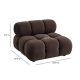 Calliope Performance Modular Armless Chair - View 8