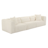 Overhead view of Tarra modular sofa seating cushions and deep profile