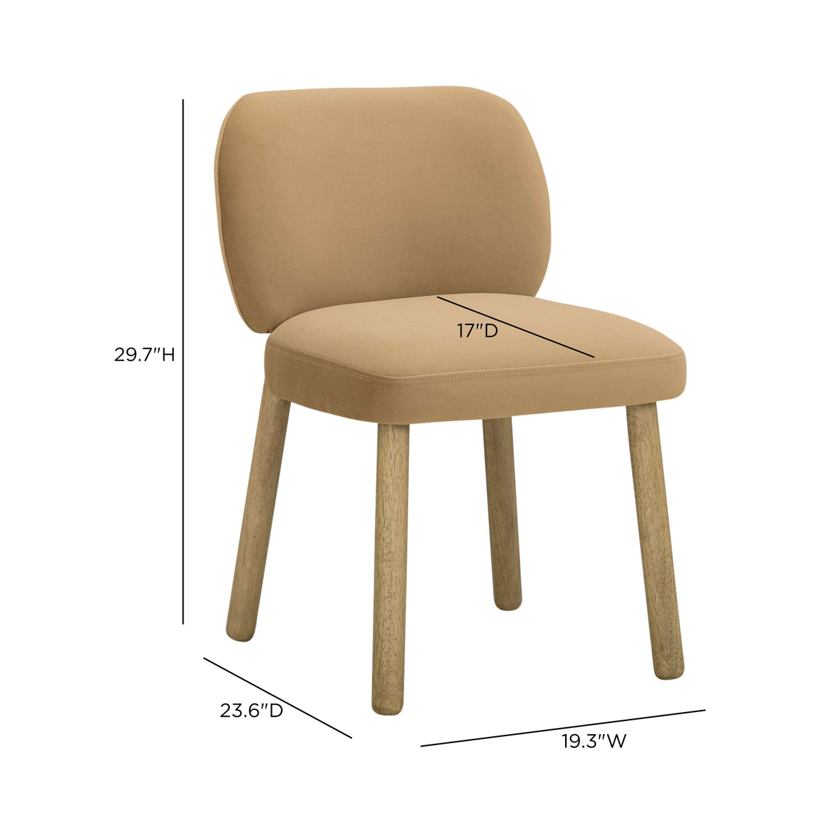Foxy Performance Fabric Dining Chair - View 7
