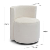 Alyssa Rolling Desk Chair - View 6