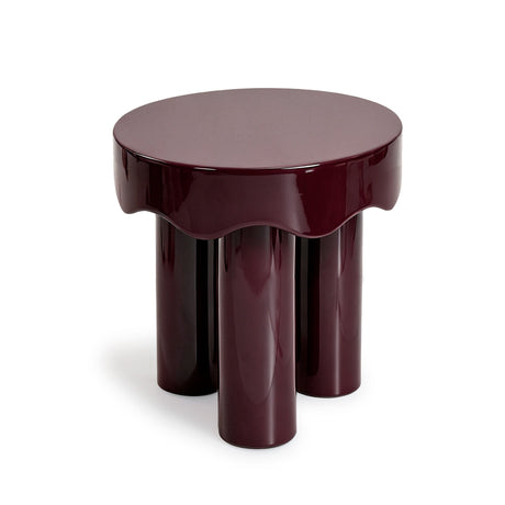 Complete set overview of the Casper high gloss nesting side table pair