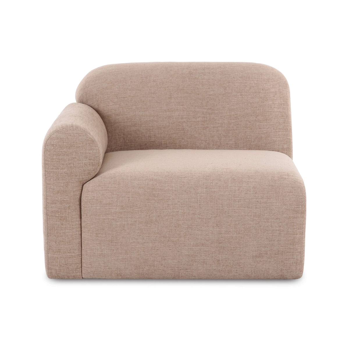 Gorge Modular Corner Chair paired with modular sectional arrangement