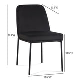 Sydney Performance Velvet Dining Chair - Set of 2 - View 8