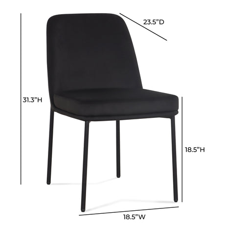Sydney Performance Velvet Dining Chair - Set of 2 - View 8