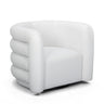 Curves Performance Velvet Swivel Accent Chair - View 9
